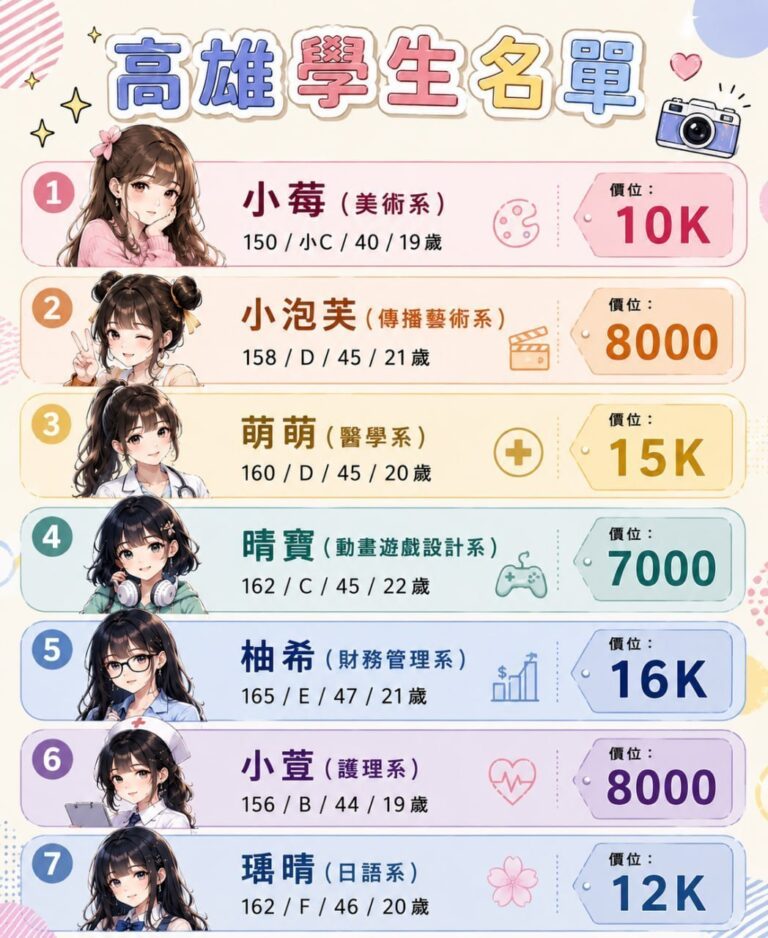 南部學生名單